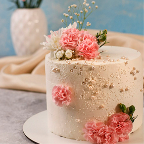 Velvet Berry Celebration Cake